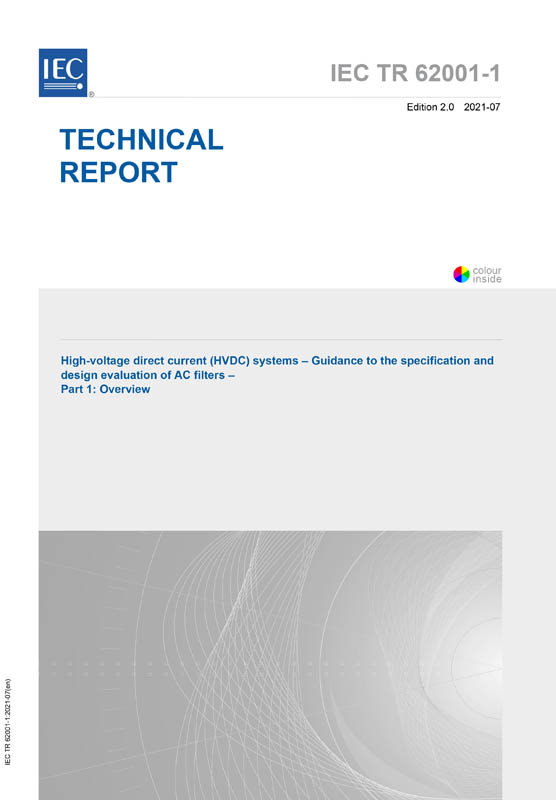 Cover IEC TR 62001-1:2021